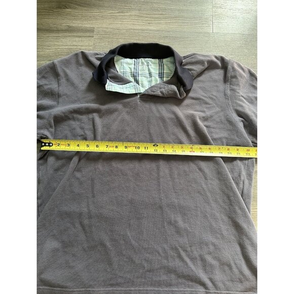 Vintage WOOLRICH Collar Shirt X-Large 3-Button Gray Short Sleeves 100% Cotton - Picture 4 of 5